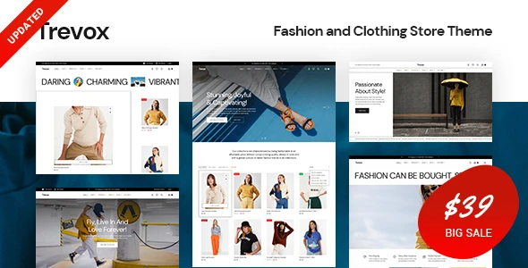 Trevox – Fashion and Clothing Store Theme